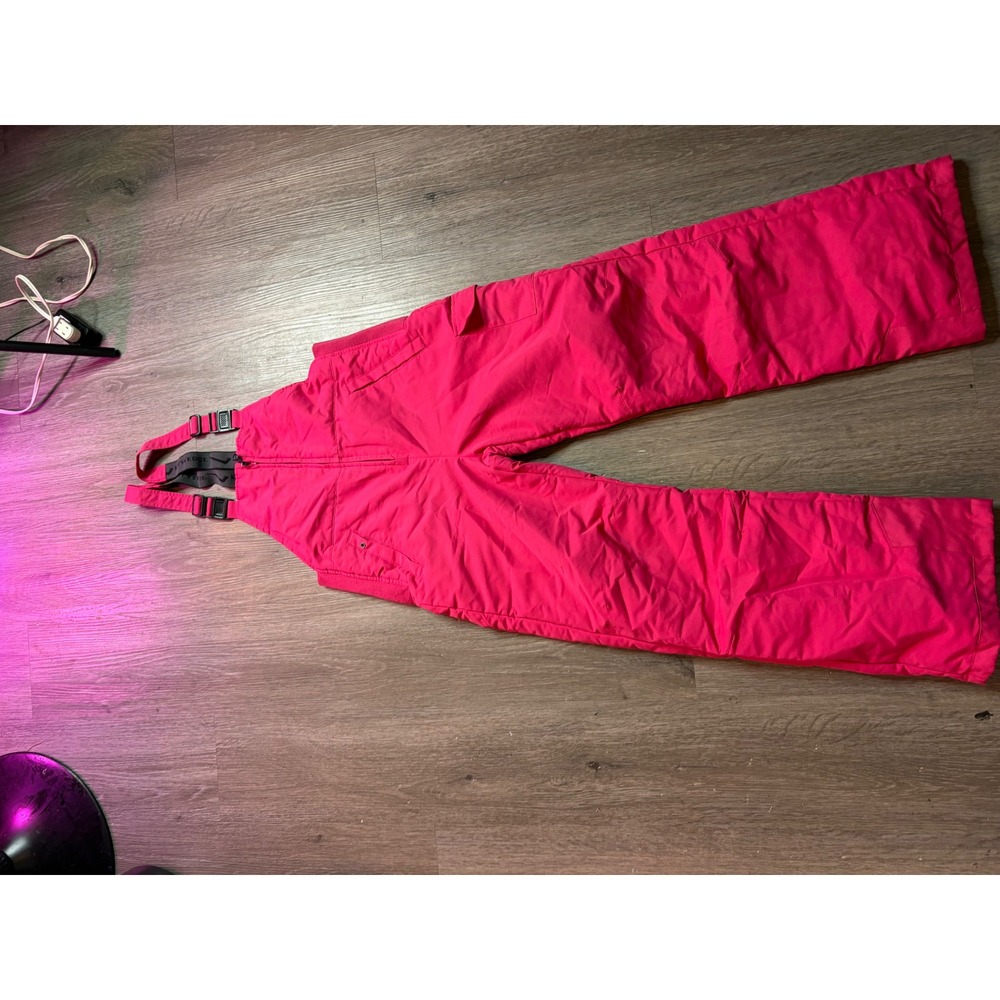 Polar Edge Girls Hot Pink Insulated Snow Bib Overalls Ski Pants 14 16